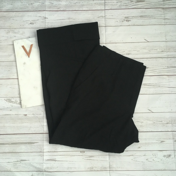 michael kors womens 2 cuffed cropped pants black b - Picture 2 of 5